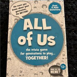 All of Us Trivia Game - Blue Edition